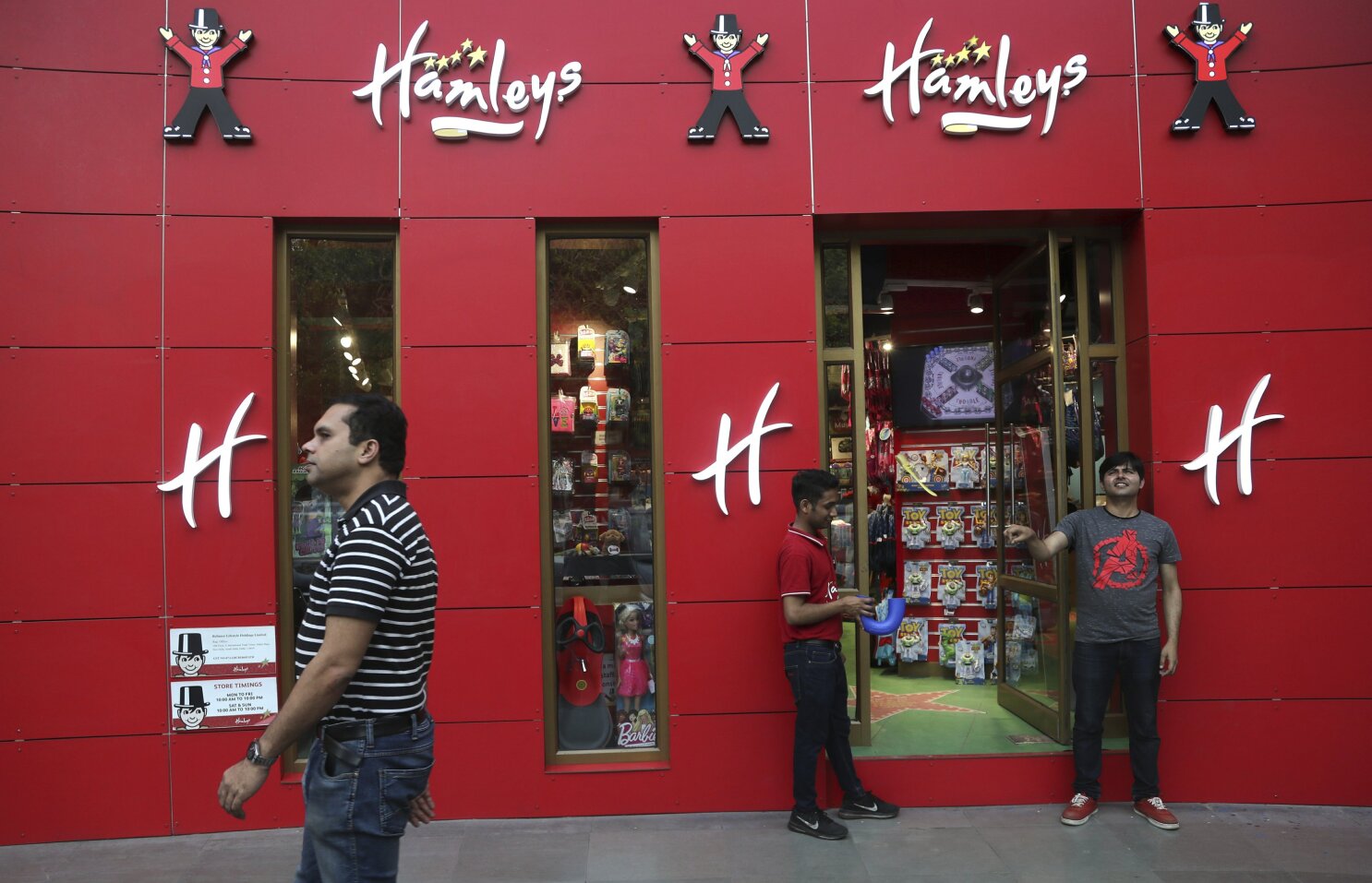 Indian company buys famous UK toy retailer Hamleys AP News